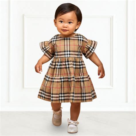 baby burberry dress with hearts|Burberry newborn baby set.